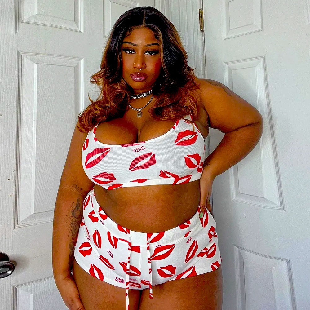 Plus Size Sexy Lounge Set